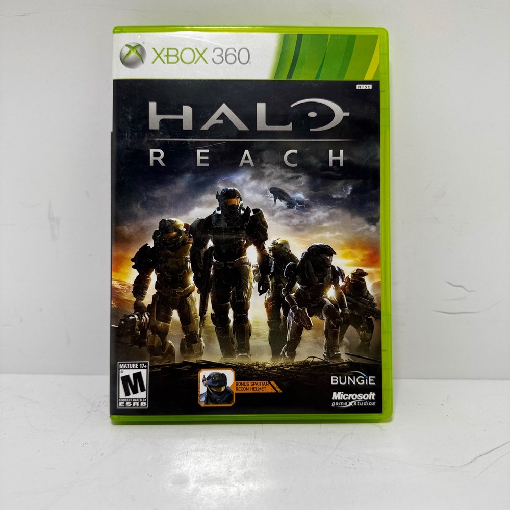 Halo Reach Xbox 360 Bungie Microsoft 2010 First Person Shooter Video Game CIB